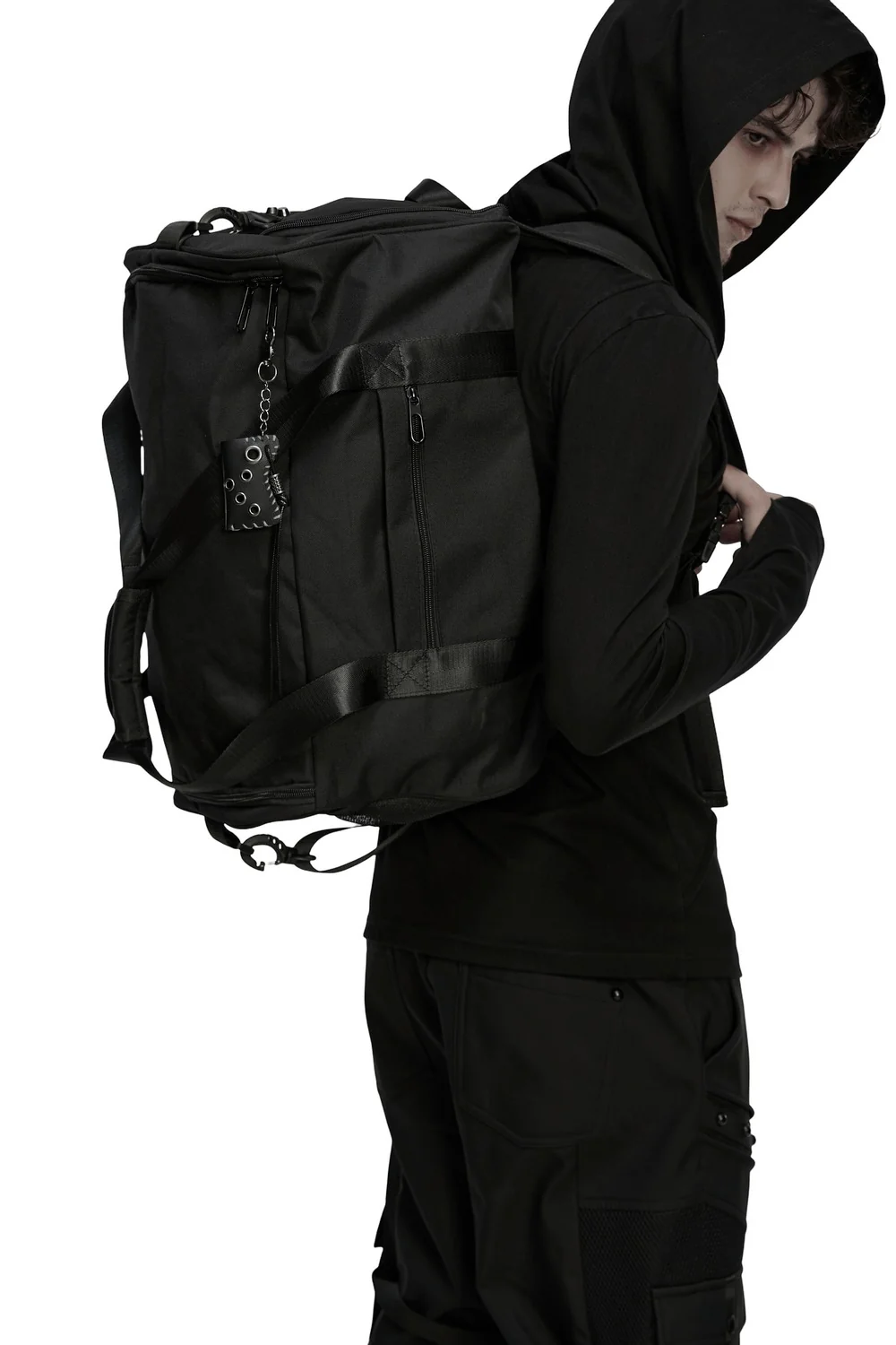 Studded Tactical Convertible Bag - Image 6