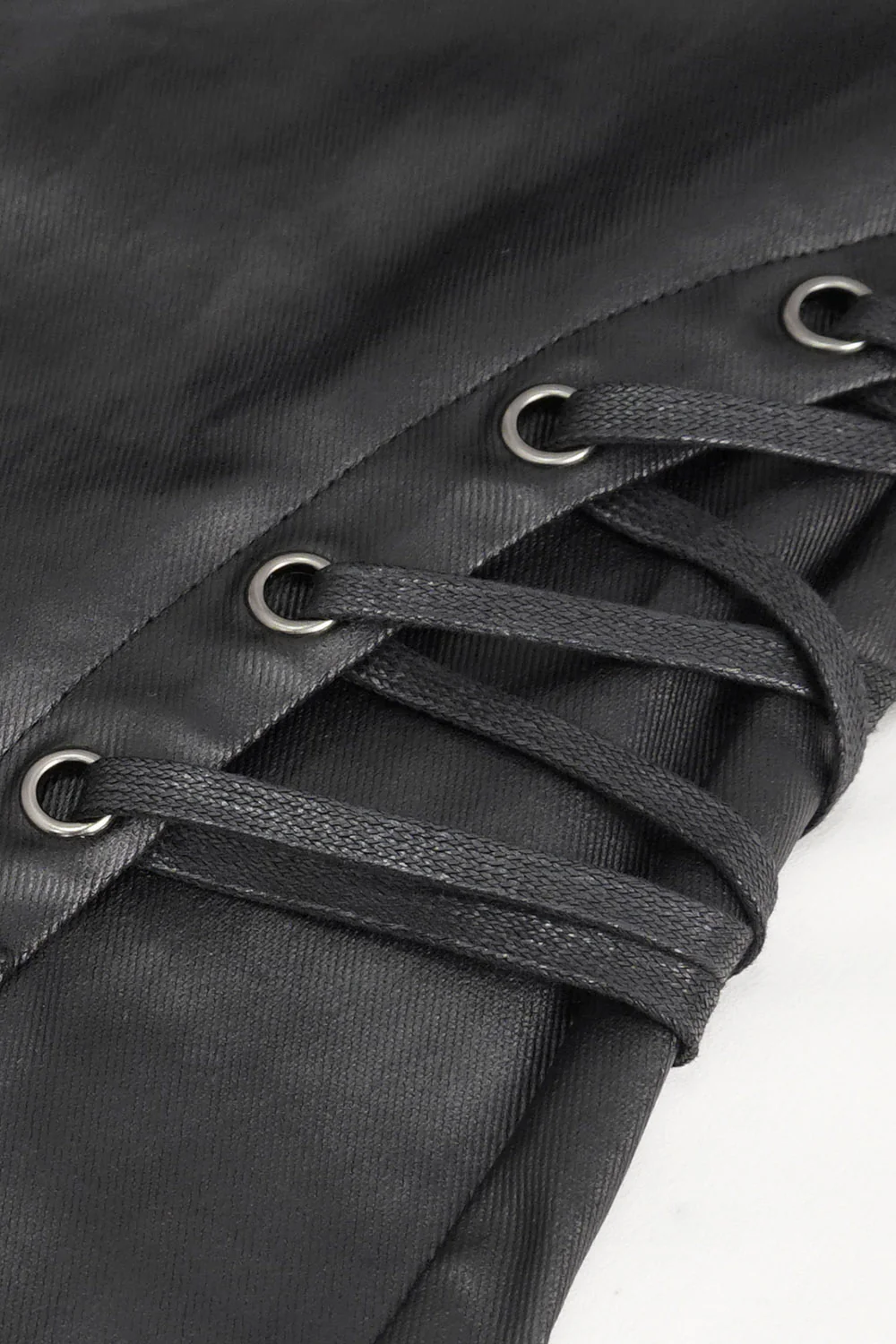 Studded Vegan Leather Pants - Image 8