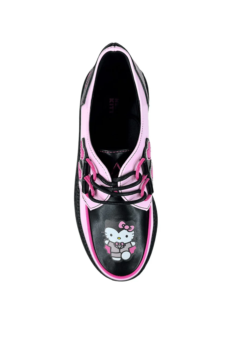 Super Kreep Drac Hello Kitty Platform Shoes [Pink/Black] [NO RESTOCKS] - Image 5
