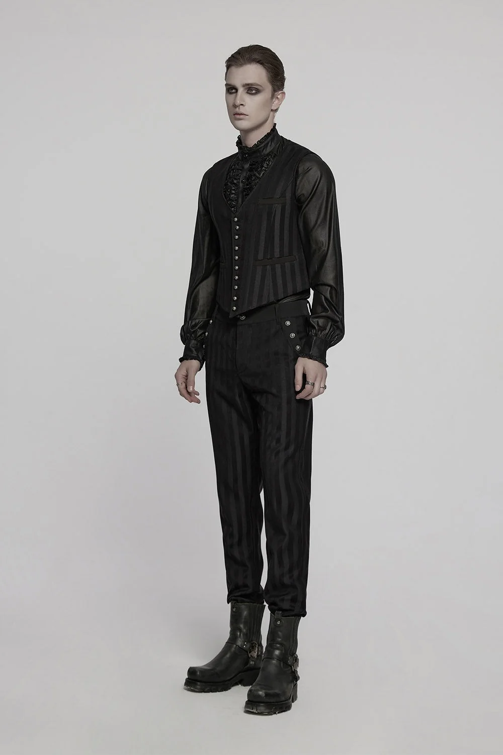 Sweeney Striped Trousers [Black] - Image 5