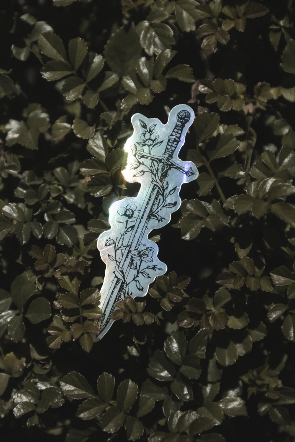 Sword Holographic Sticker