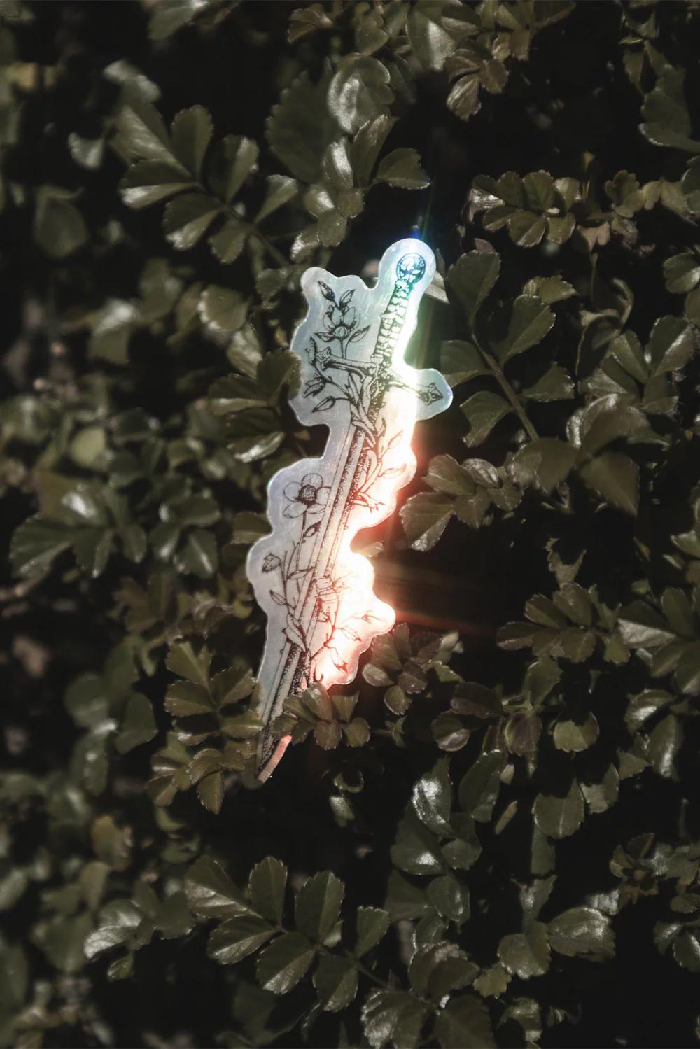 Sword Holographic Sticker - Image 2