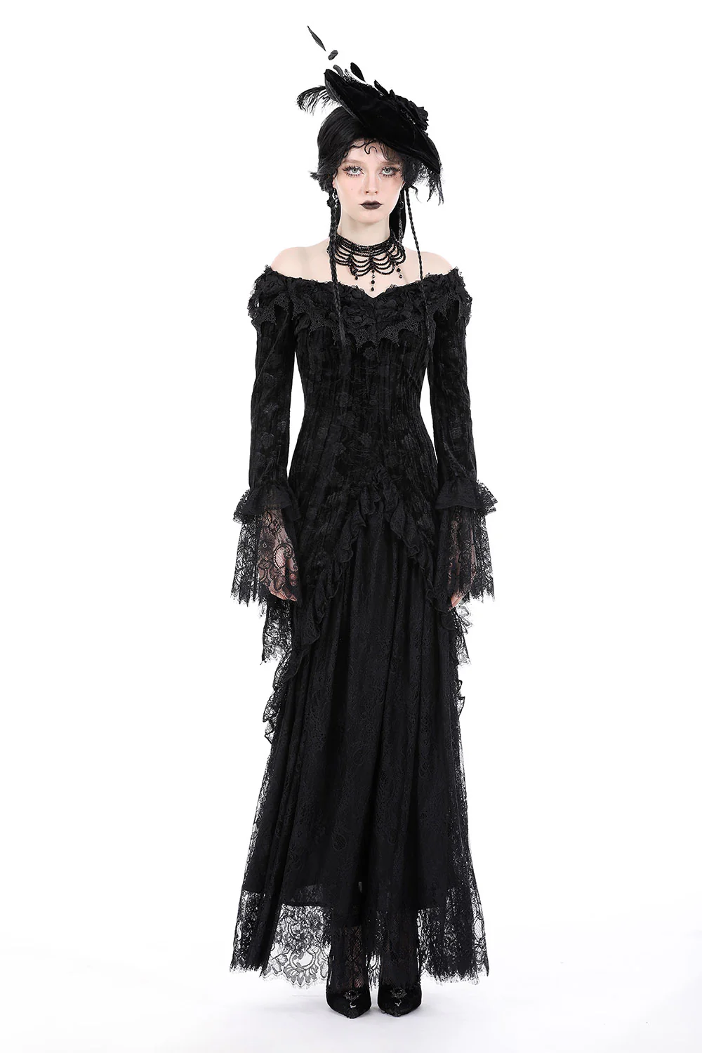 Tale as Old as Time Gothic Maxi Dress