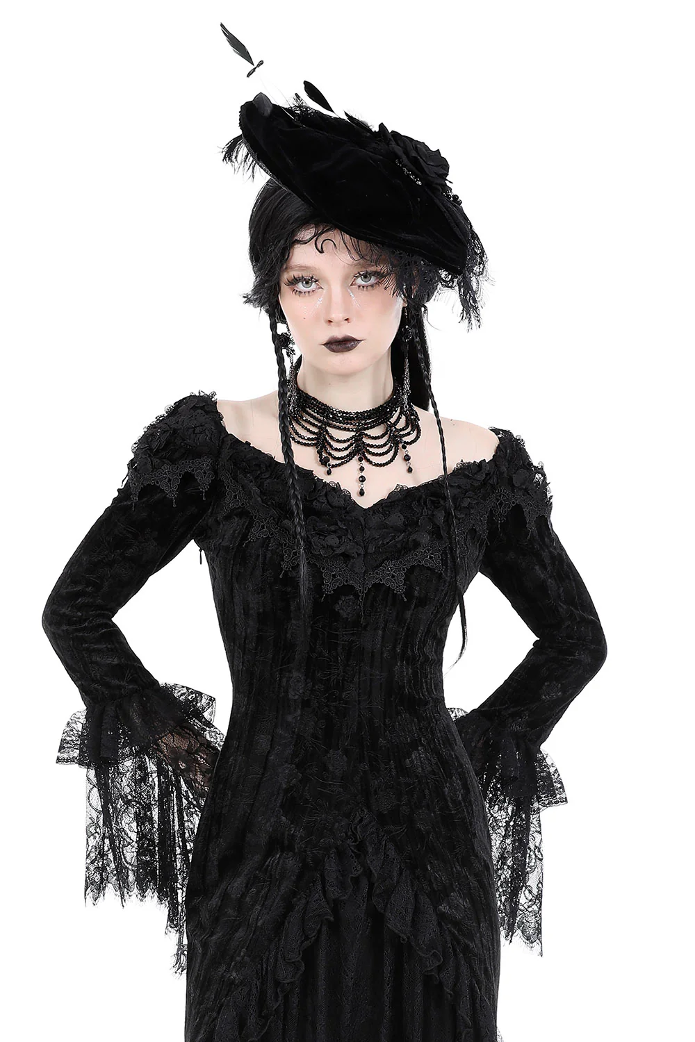Tale as Old as Time Gothic Maxi Dress - Image 2