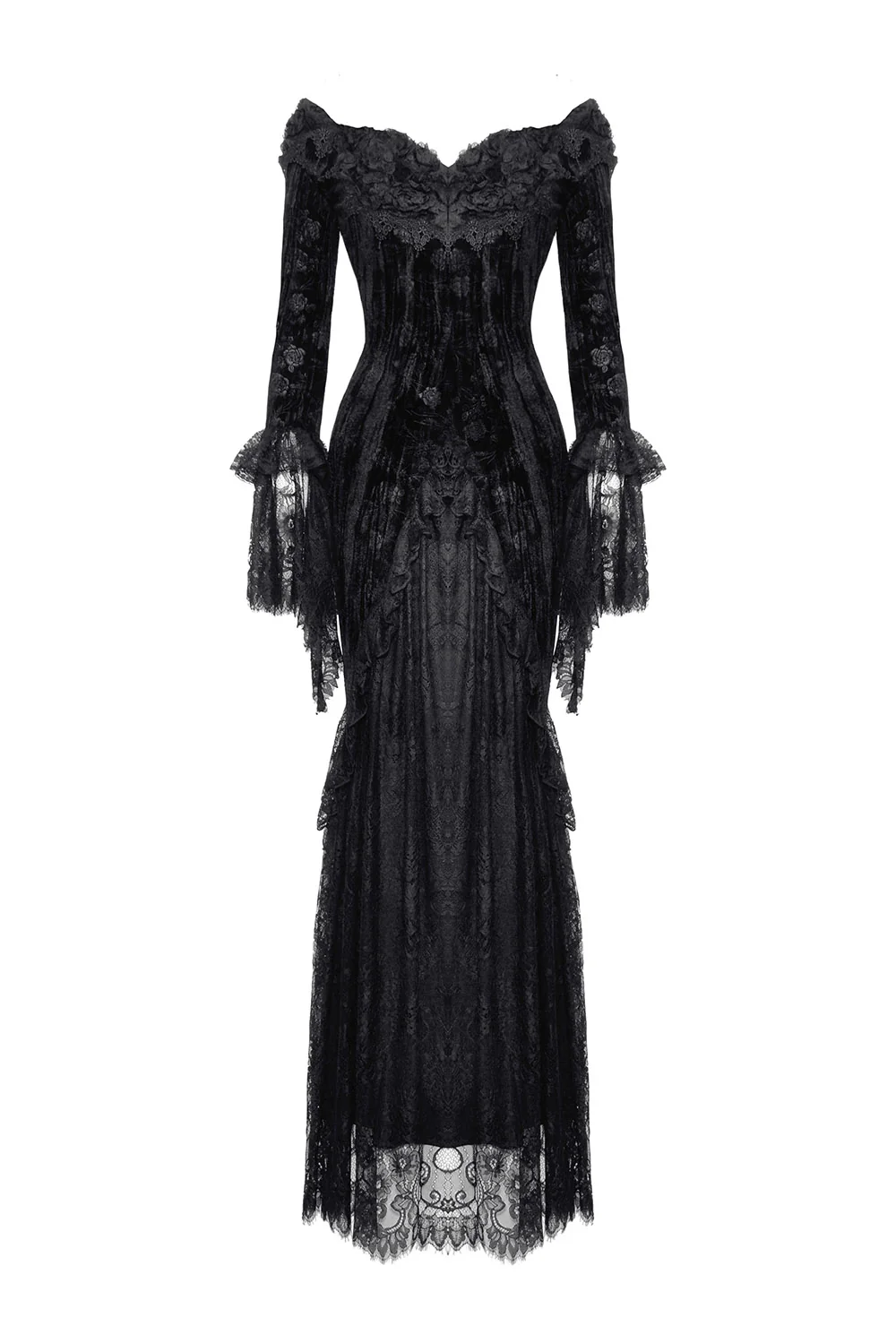 Tale as Old as Time Gothic Maxi Dress - Image 6