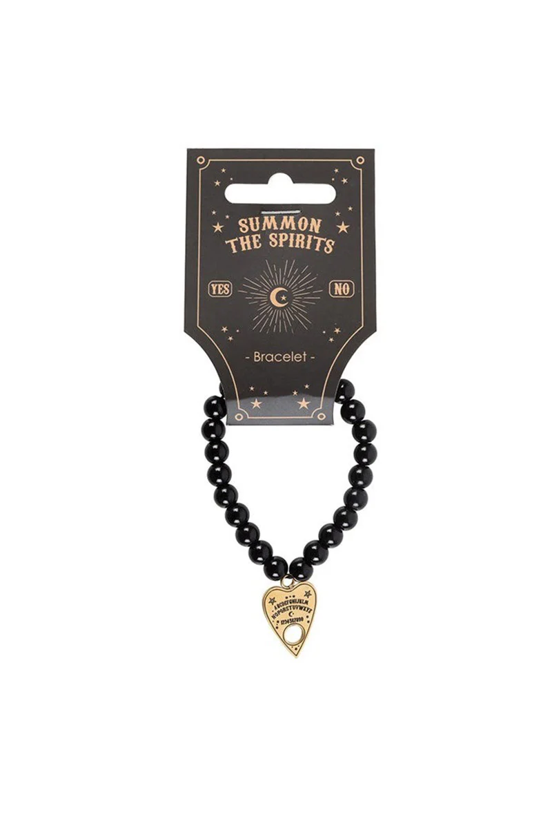 Talking Board Planchette Beaded Charm Bracelet - Image 3