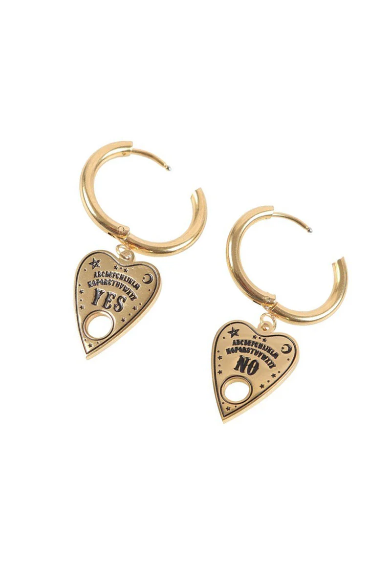 Talking Board Planchette Earrings - Image 3