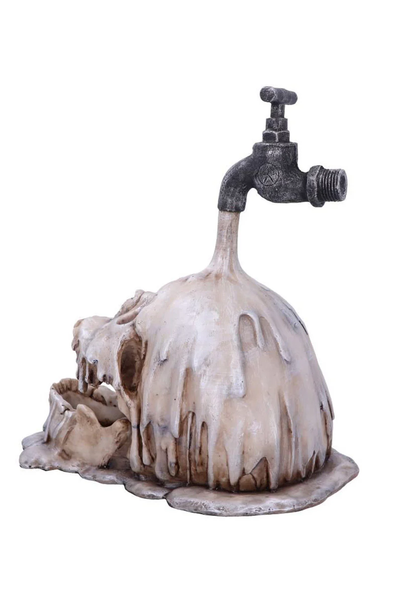 Tapped Melting Skull Statue - Image 5