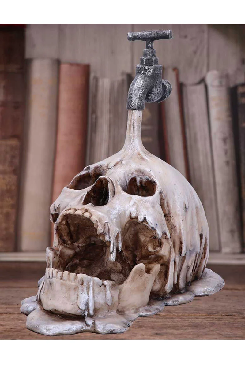Tapped Melting Skull Statue - Image 6