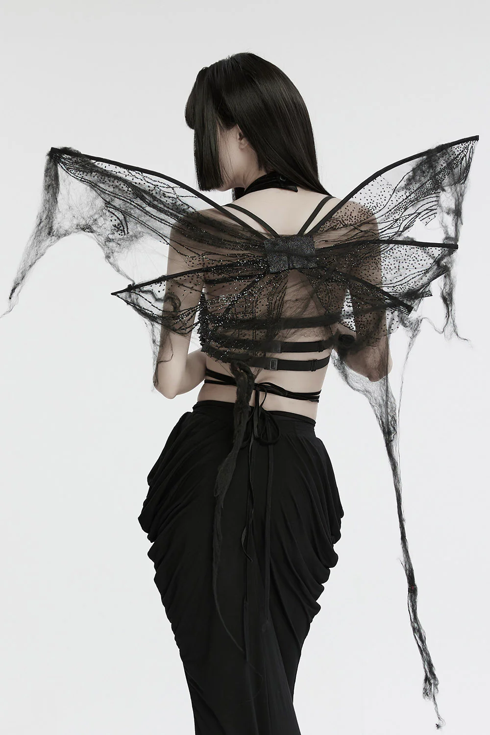 Tattered Dark Fairy Wings - Image 3