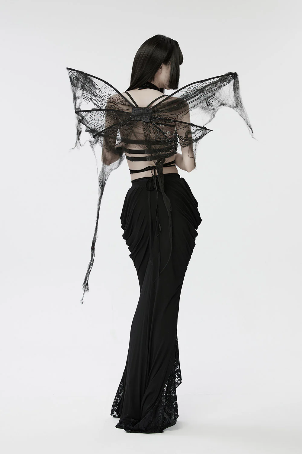 Tattered Dark Fairy Wings - Image 6
