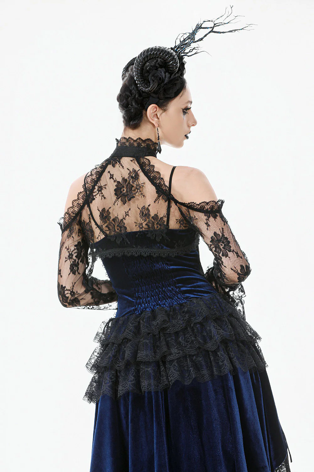 Tempest Long Sleeve Lace Shrug - Image 3