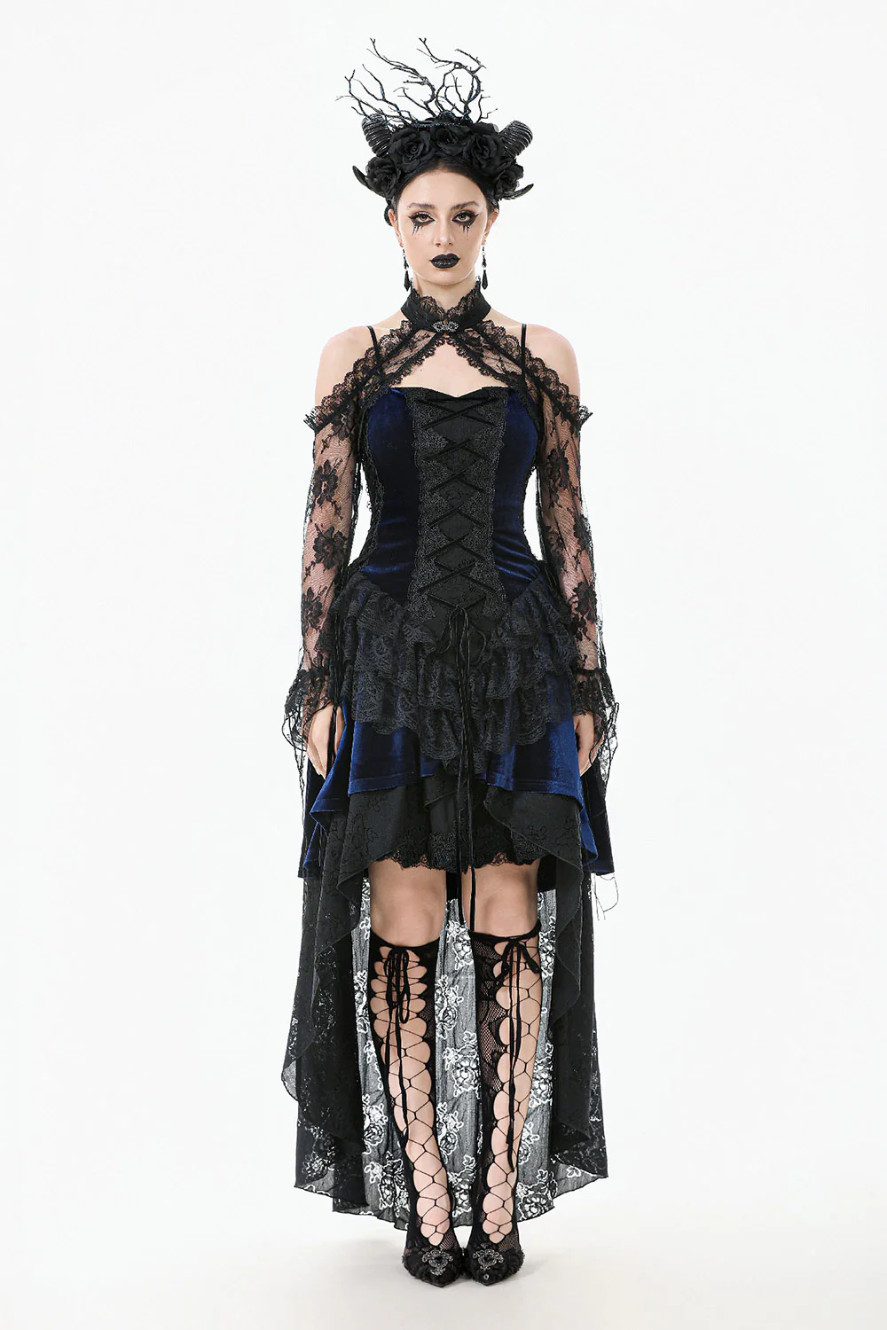 Tempest Long Sleeve Lace Shrug - Image 7
