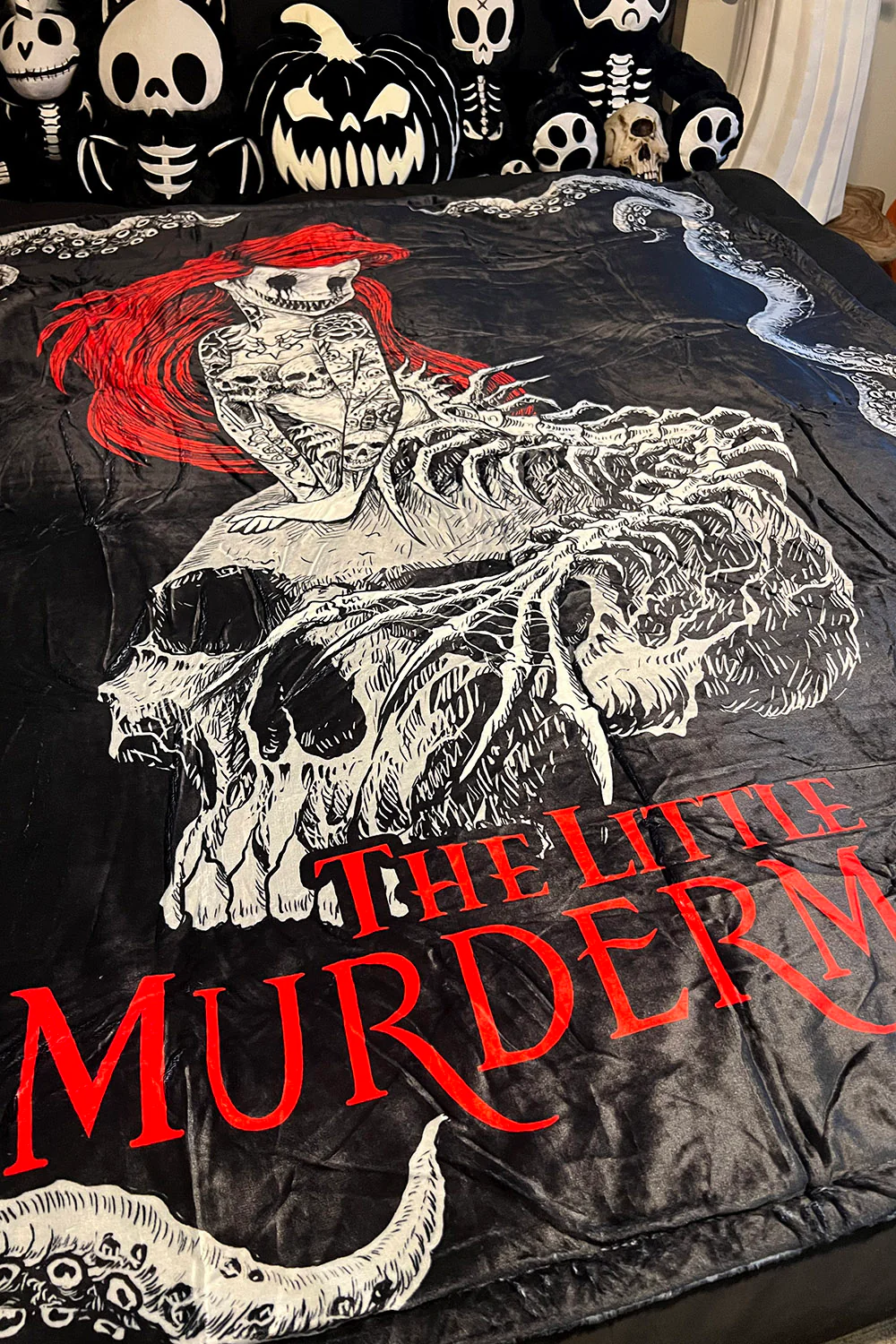 The Little Murdermaid Throw Blanket - Image 10