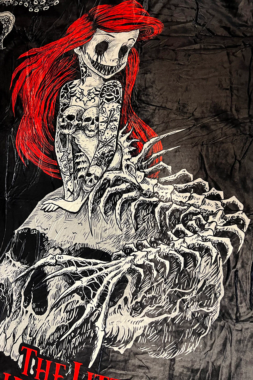 The Little Murdermaid Throw Blanket - Image 8