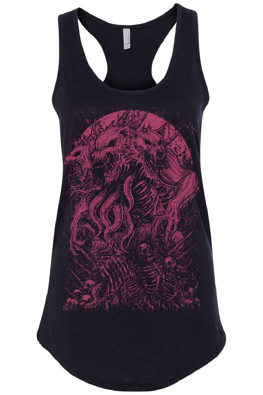 Three-Headed Werewolf T-shirt [WINE RED] - Image 7