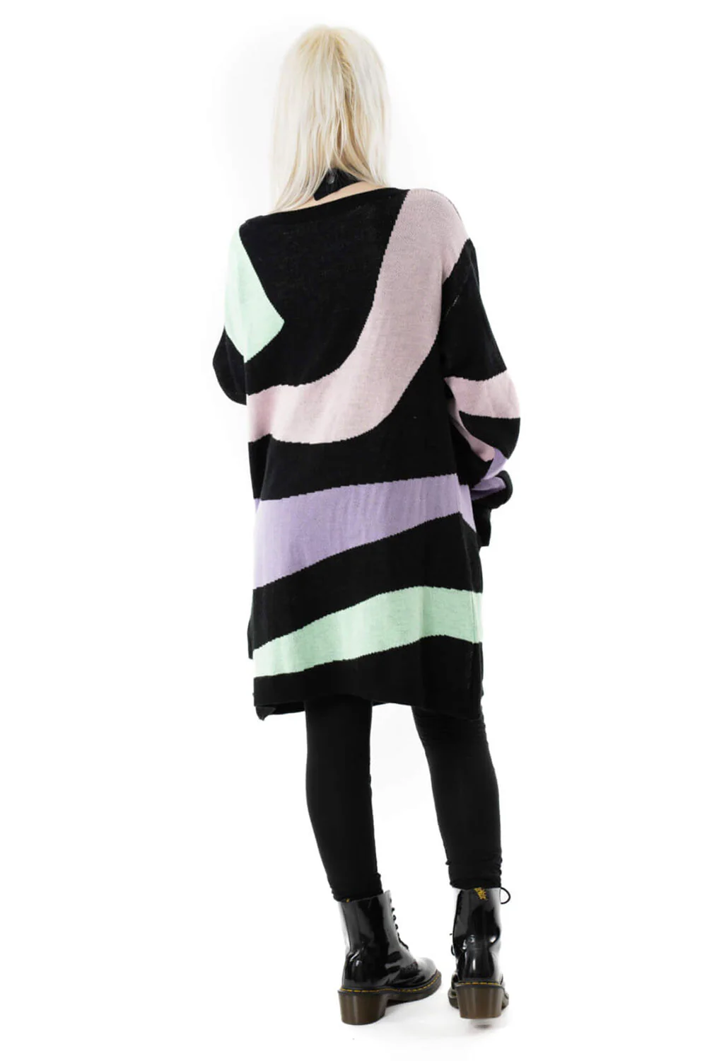 Tidal Cardigan [Black/Multi] - Image 2