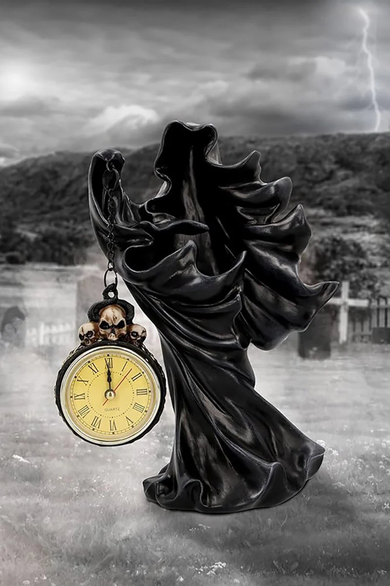 Time Flies Grim Reaper Statue - Image 6
