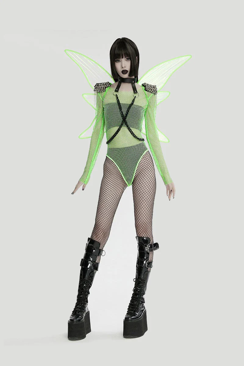 Tinker Hell Fairy Wings Harness [Green] - Image 4