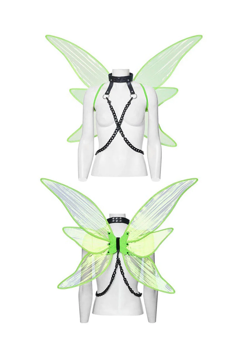 Tinker Hell Fairy Wings Harness [Green] - Image 5