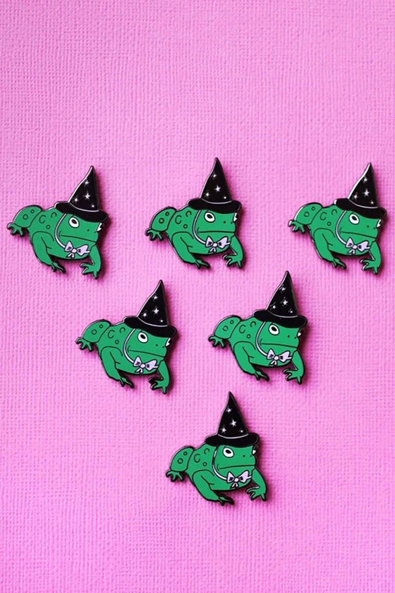 Toad Witch Enamel Pin - Image 3