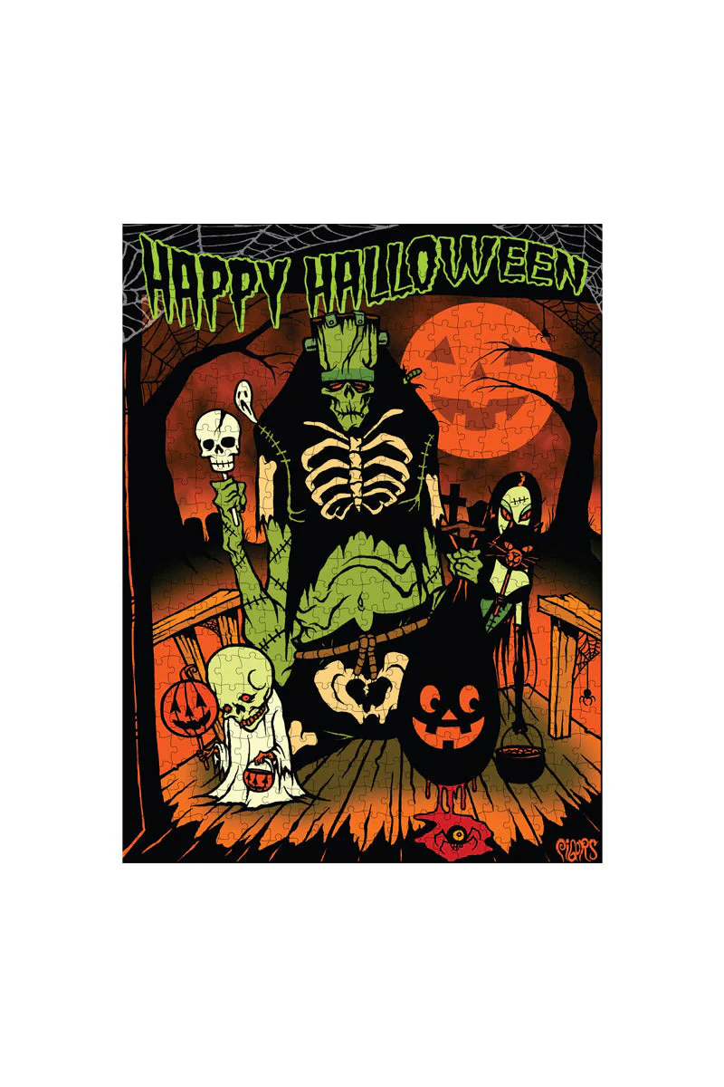 Toxic Toons - Happy Halloween Jigsaw Puzzle 500 pc - Image 2