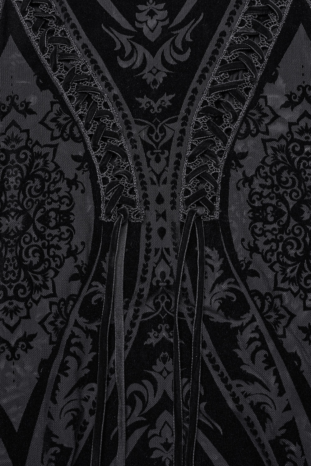 Trad Goth Maxi Mesh Skirt - Image 8