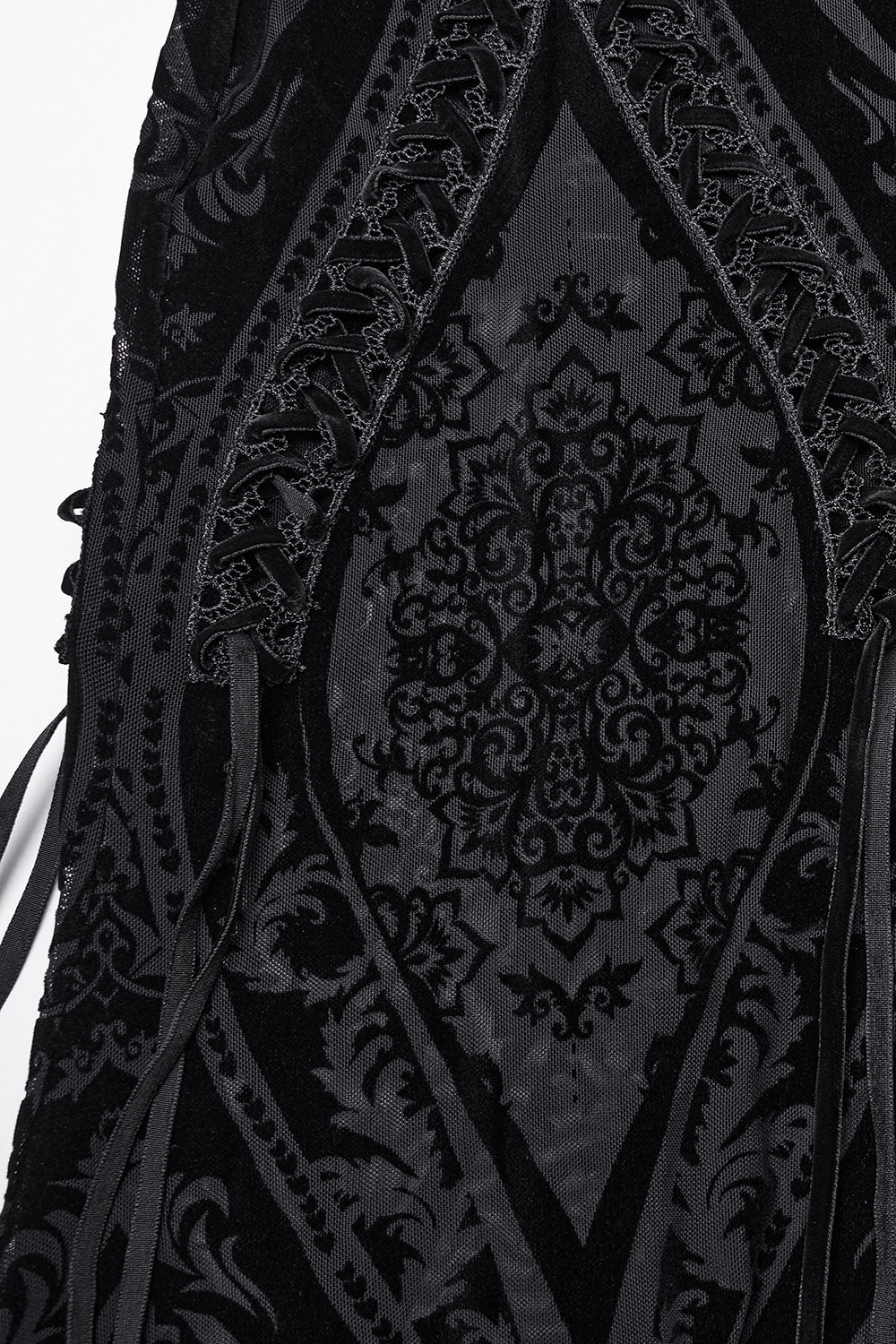 Trad Goth Maxi Mesh Skirt - Image 9