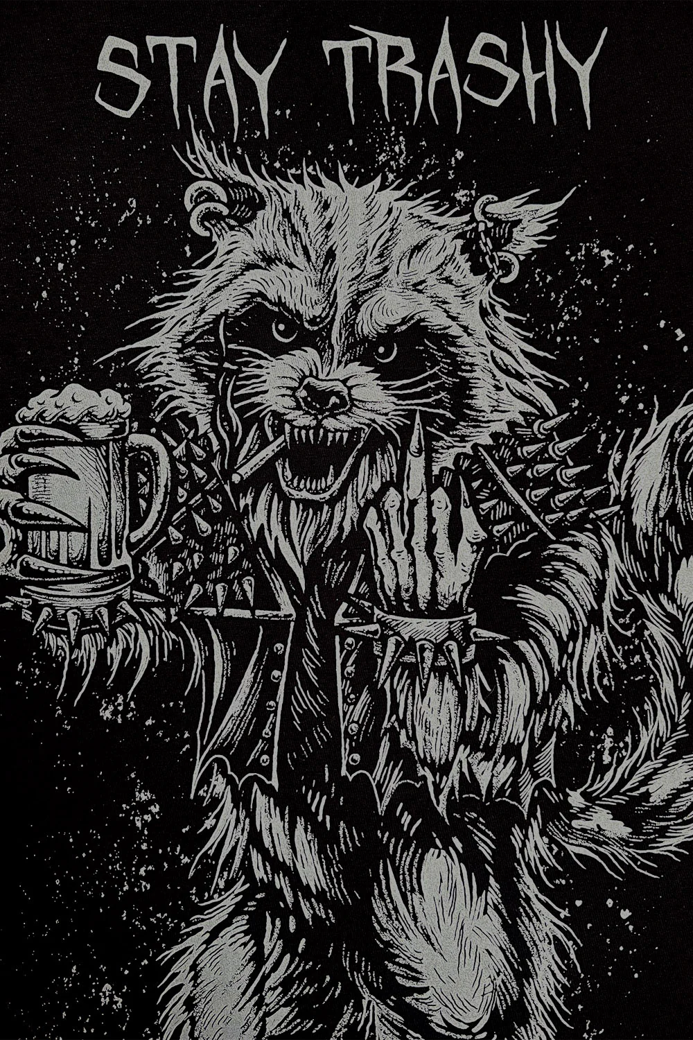 Trash Raccoon Sweatshirt - Image 4