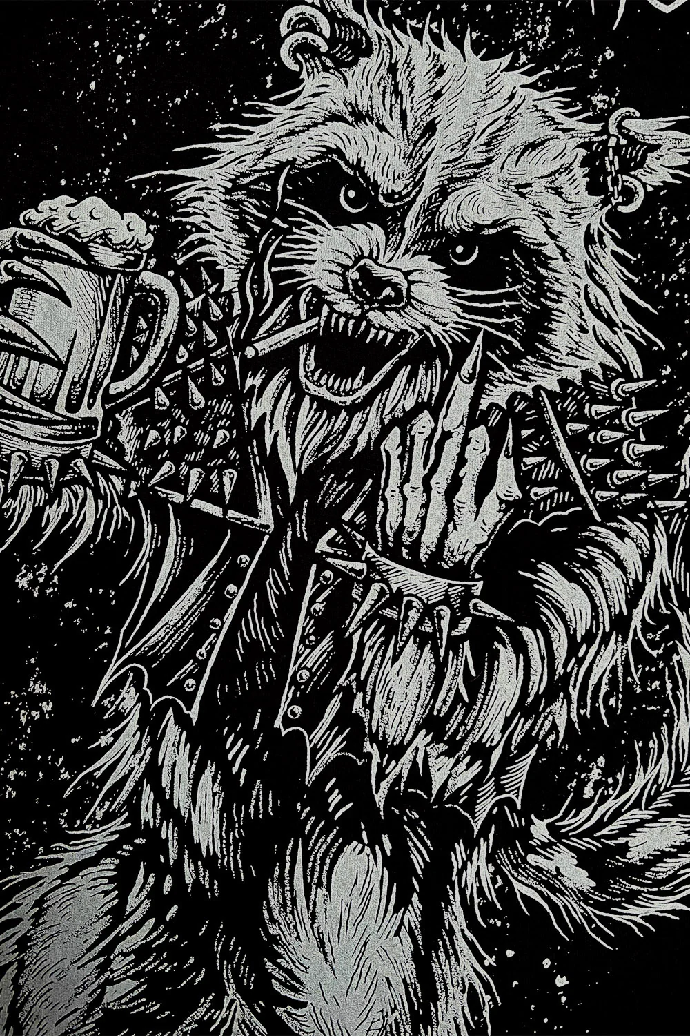 Trash Raccoon T-shirt - Image 9