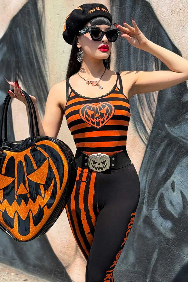 Trick or Treat Pumpkin Elastic Belt - Image 5