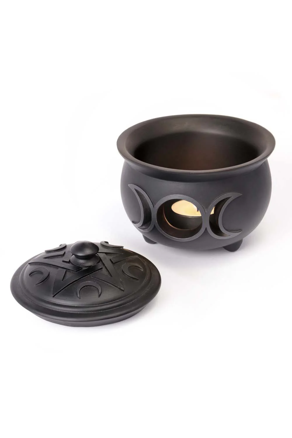 Triple Moon Cauldron Pot - Image 3