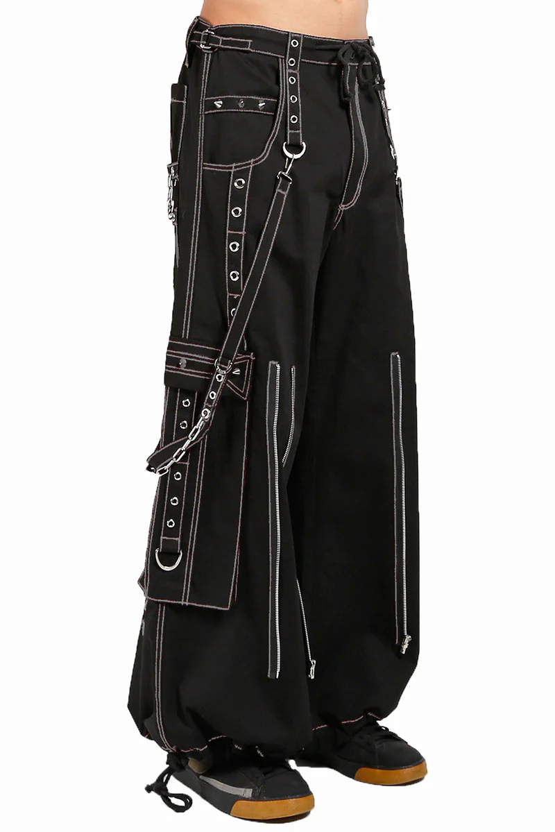 Tripp Back Up Skull Pants [Black/White] - Image 3
