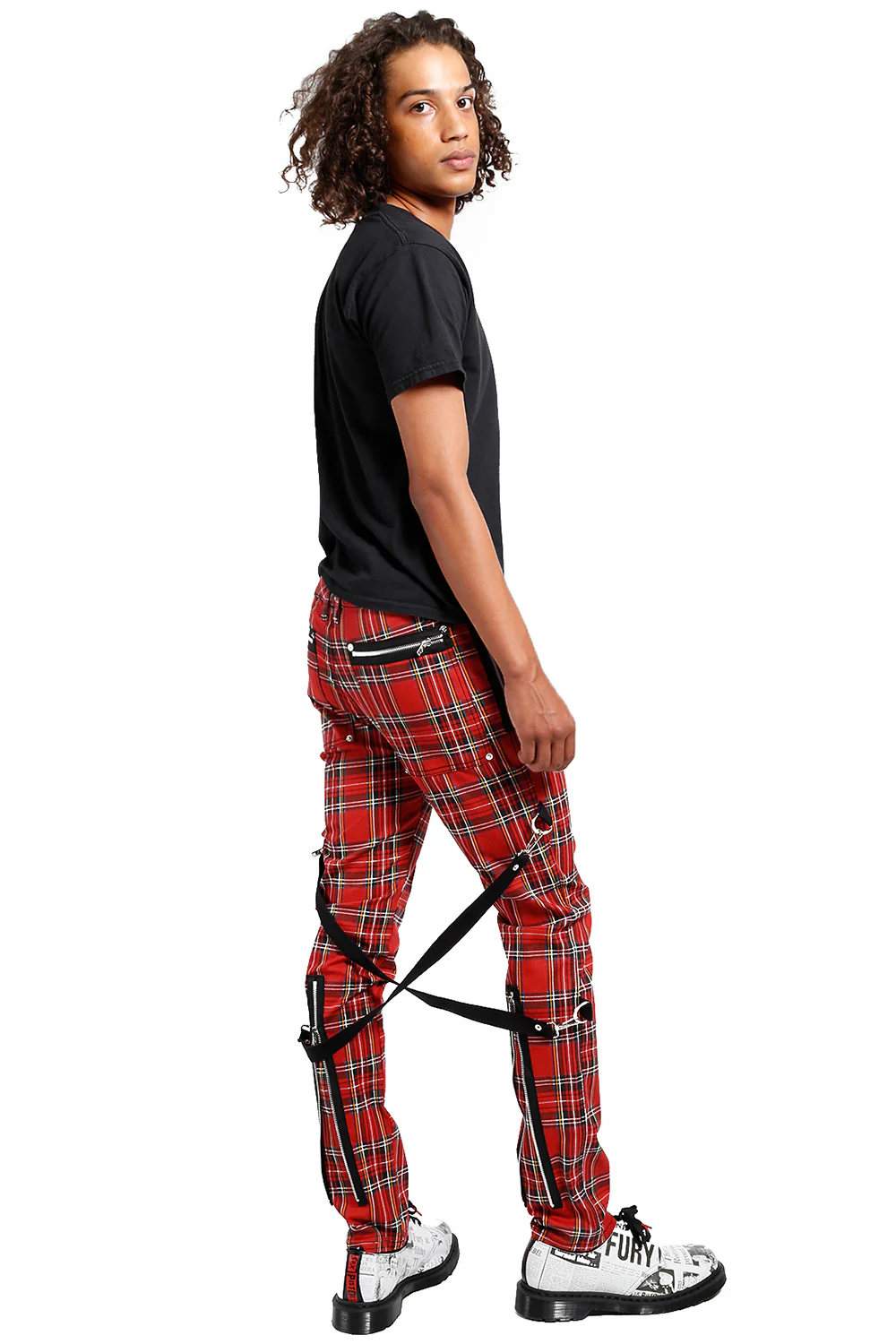Tripp NYC Chaos Pants [Red Plaid] - Image 3