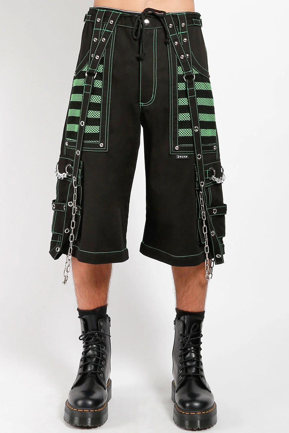 Tripp NYC Electro Pants [Black/Green] - Image 12