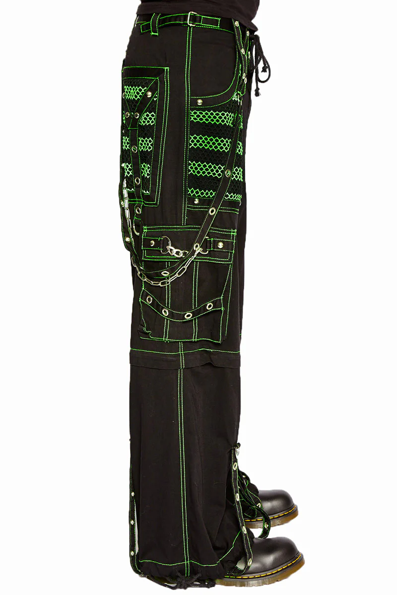 Tripp NYC Electro Pants [Black/Green] - Image 3