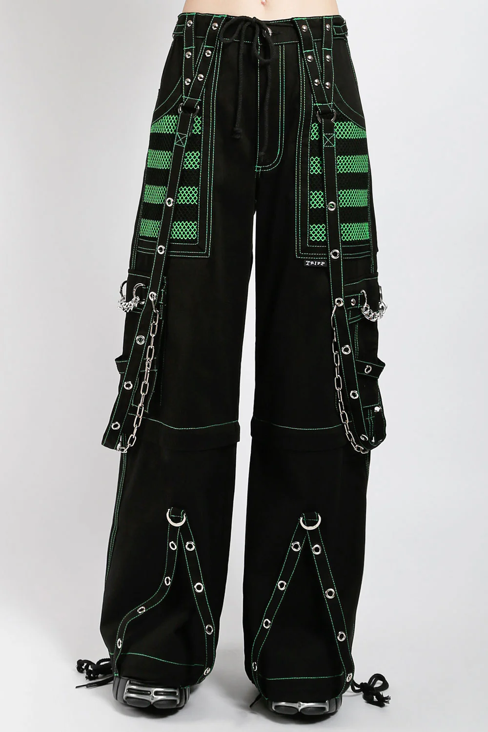 Tripp NYC Electro Pants [Black/Green] - Image 5