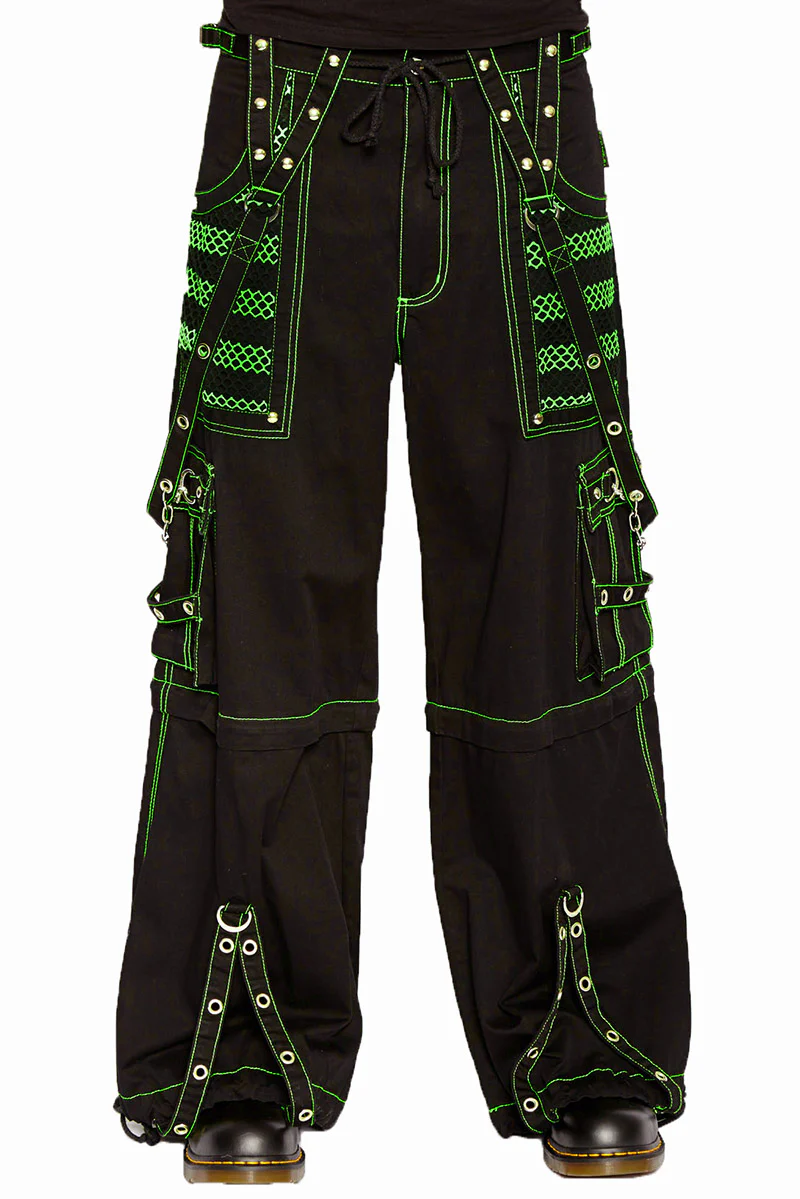 Tripp NYC Electro Pants [Black/Green] - Image 8