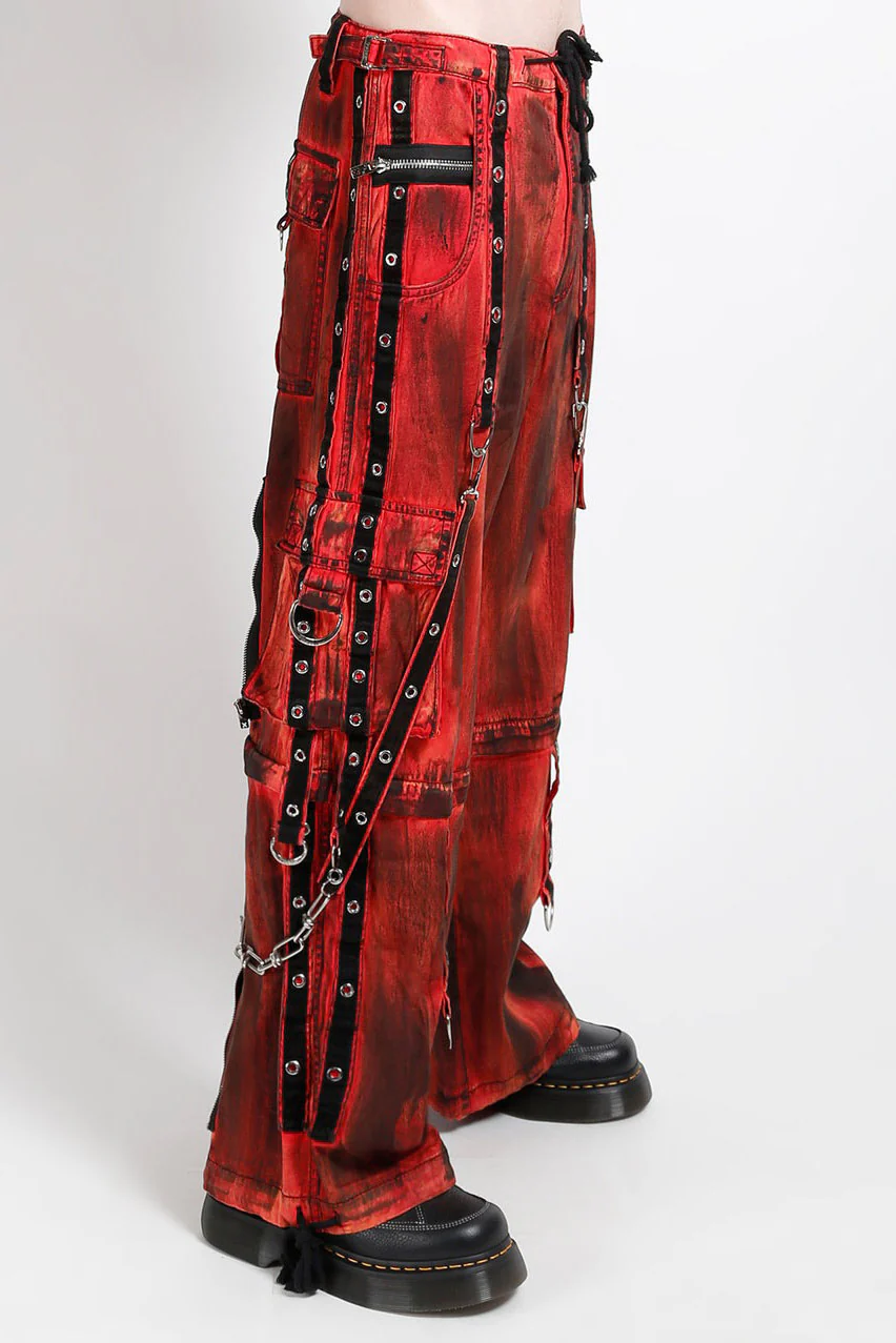Tripp NYC Eye to Eye Pants [Pink Ink Wash] - Image 2