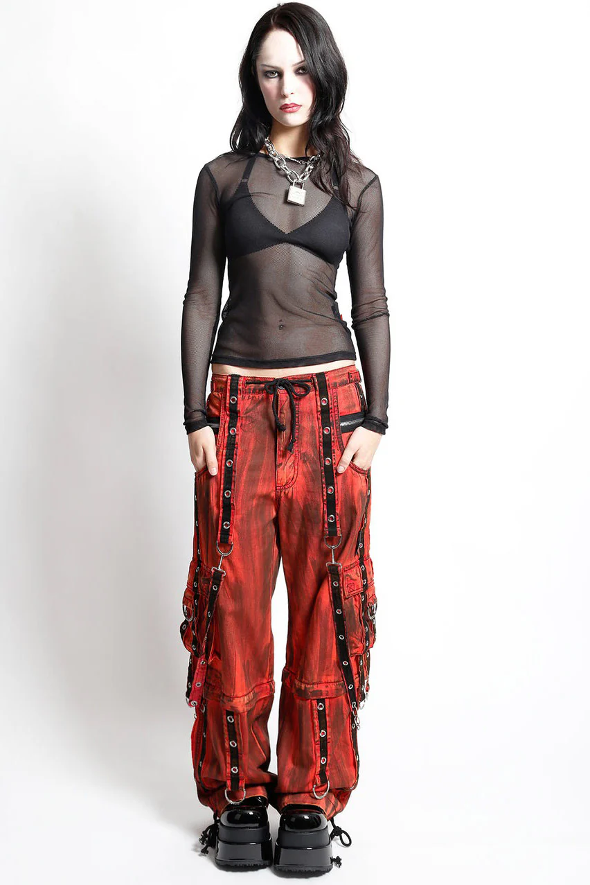 Tripp NYC Eye to Eye Pants [Pink Ink Wash] - Image 9