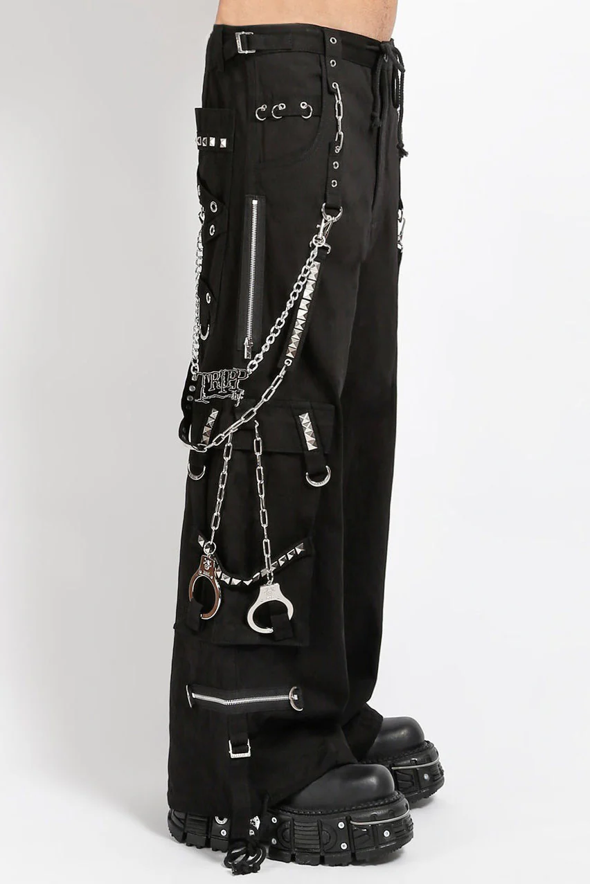 Tripp NYC Handcuff Pants [BLK/SILVER] - Image 3