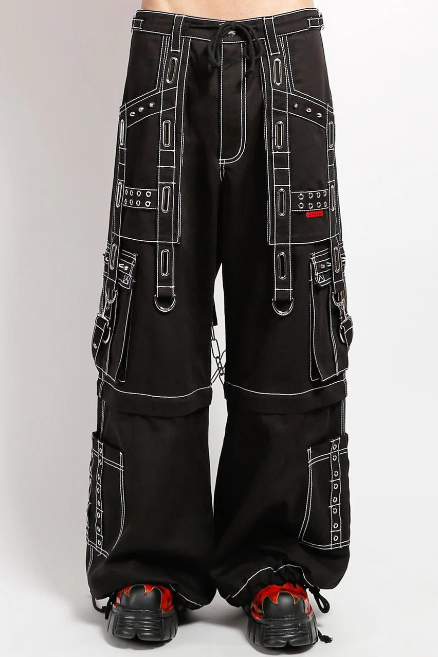 Tripp NYC Interlace Pants with White Stitch [BLACK/SILVER] - Image 2