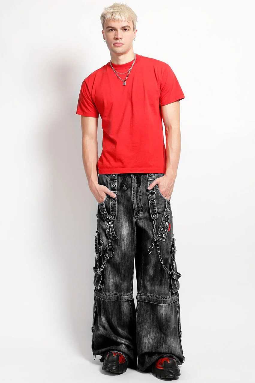 Tripp NYC Lock Up Denim Pants [Storm Wash] - Image 5