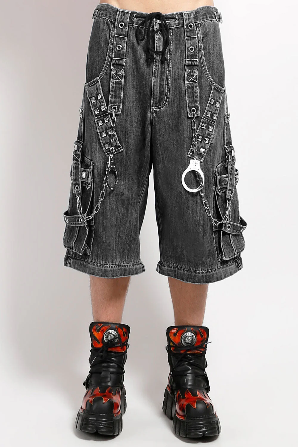 Tripp NYC Lock Up Pants [BLACK DENIM] - Image 4