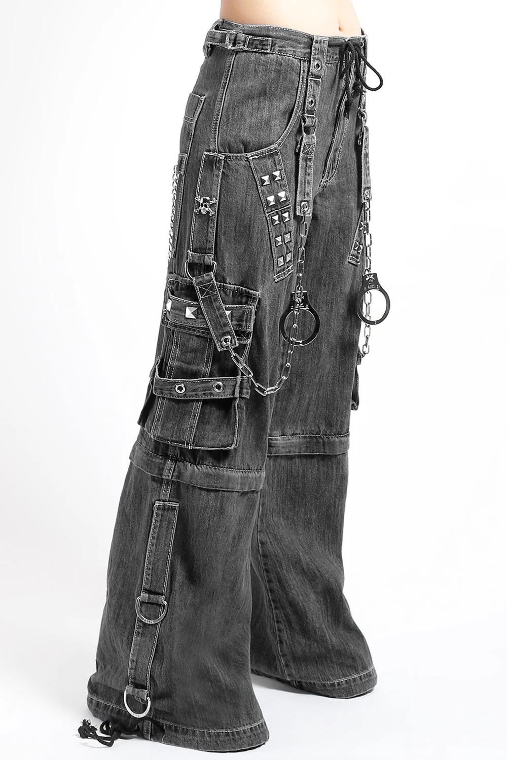 Tripp NYC Lock Up Pants [BLACK DENIM] - Image 7