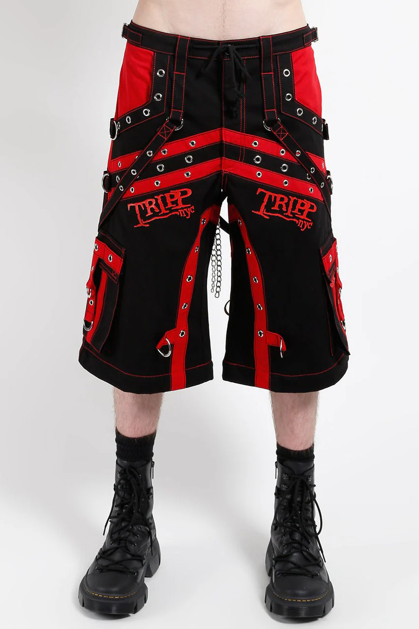 Tripp NYC Off Track Pants [Black/Red] - Image 6