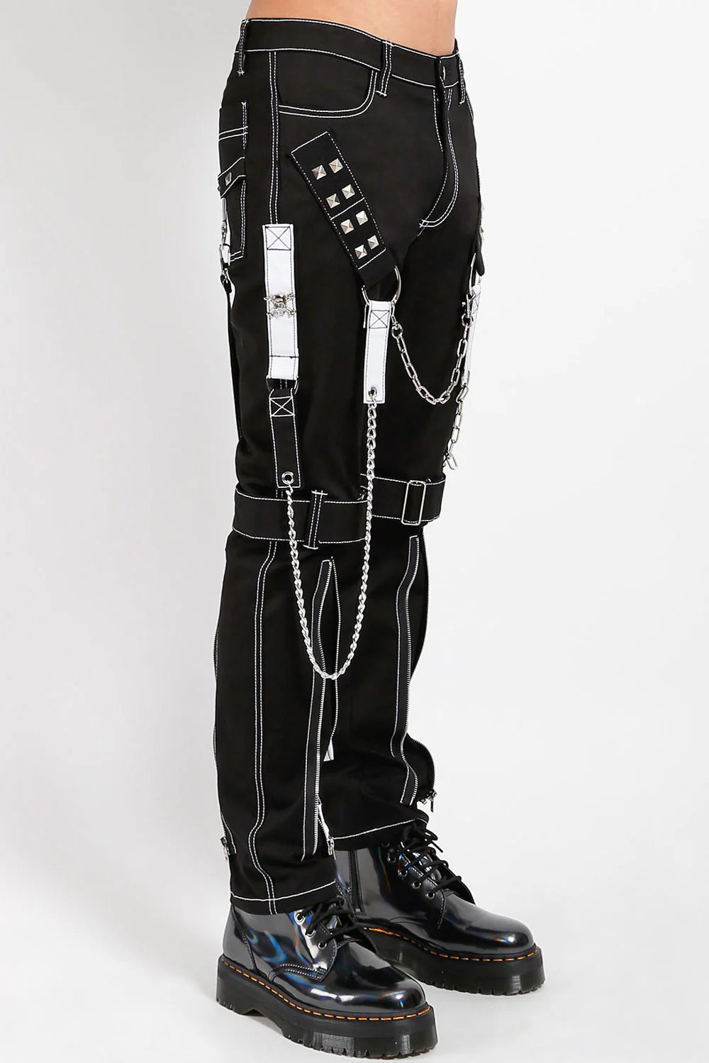 Tripp NYC Raider Pants [Black/White] - Image 10