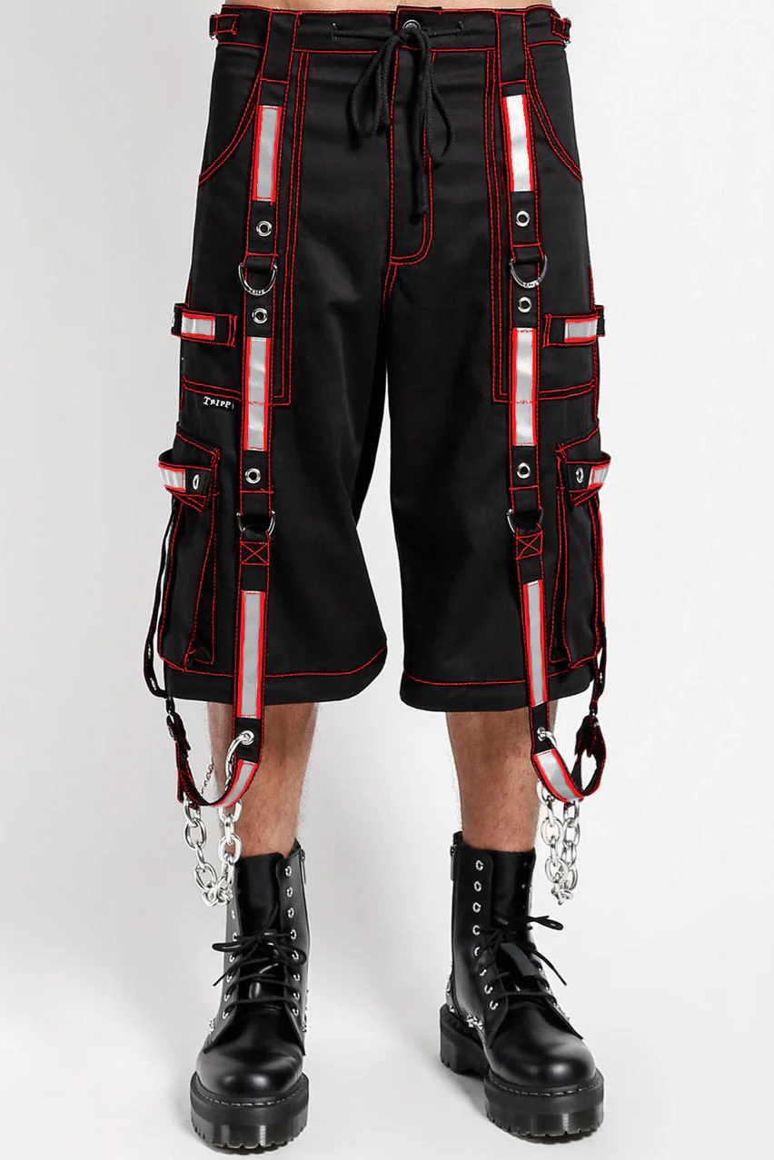 Tripp NYC Reflective Pants [BLK/RED] - Image 4