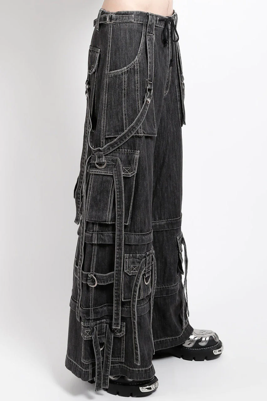 Tripp NYC Ring Strap Pants [Black Denim] - Image 2