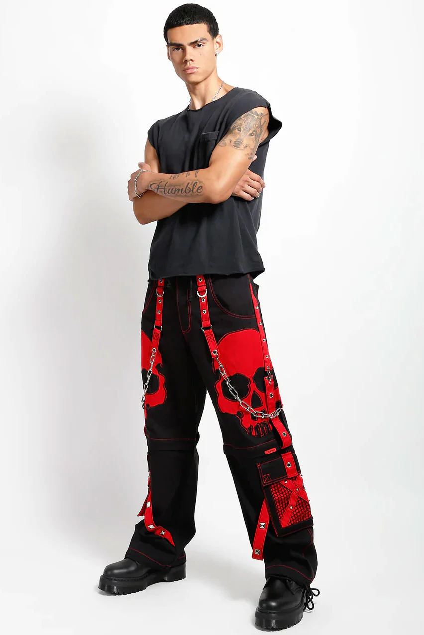 Tripp NYC Scare Pants [Black/Red] - Image 2